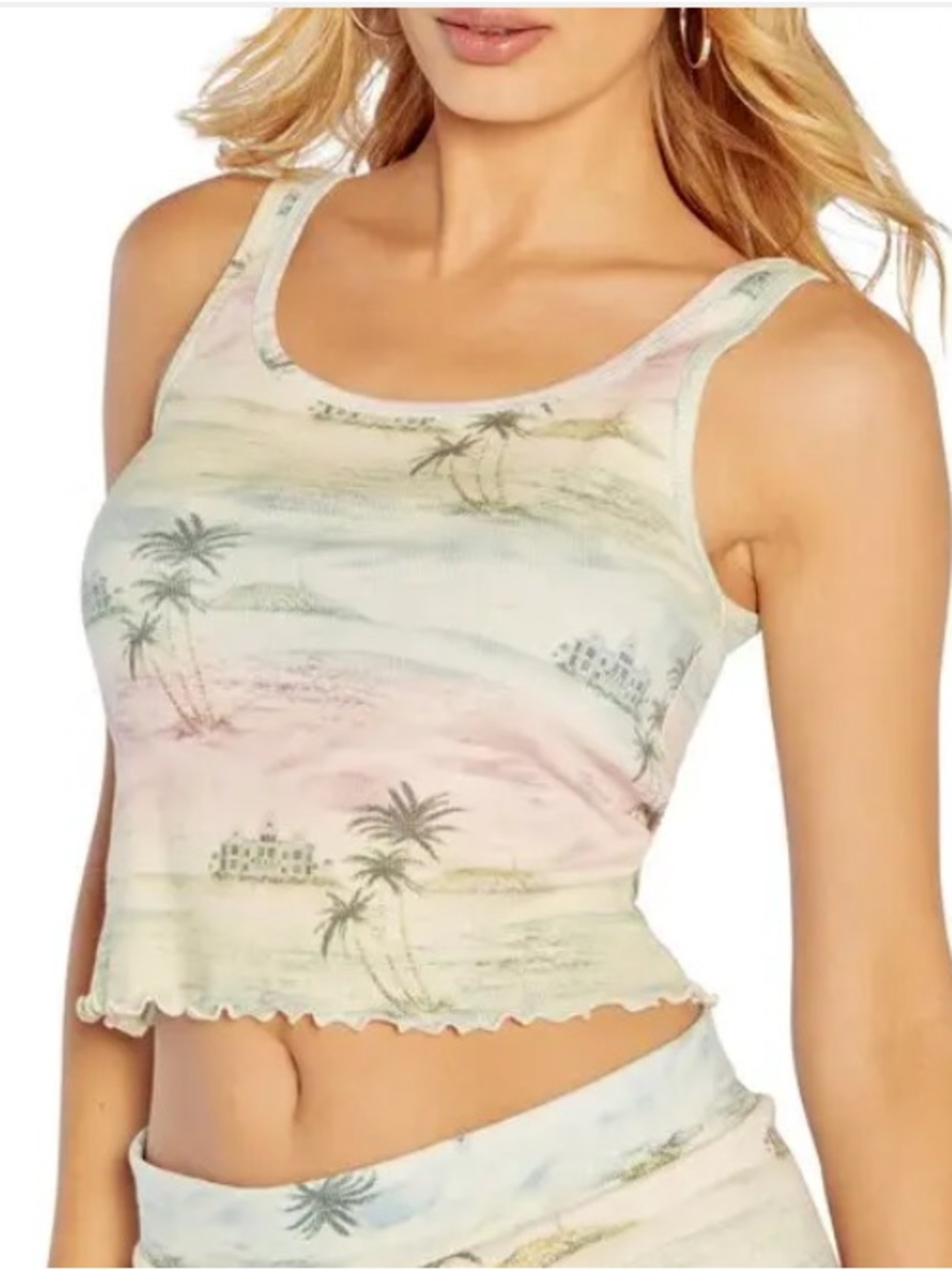 WILDFOX Hotel Cali Delia Crop Tank